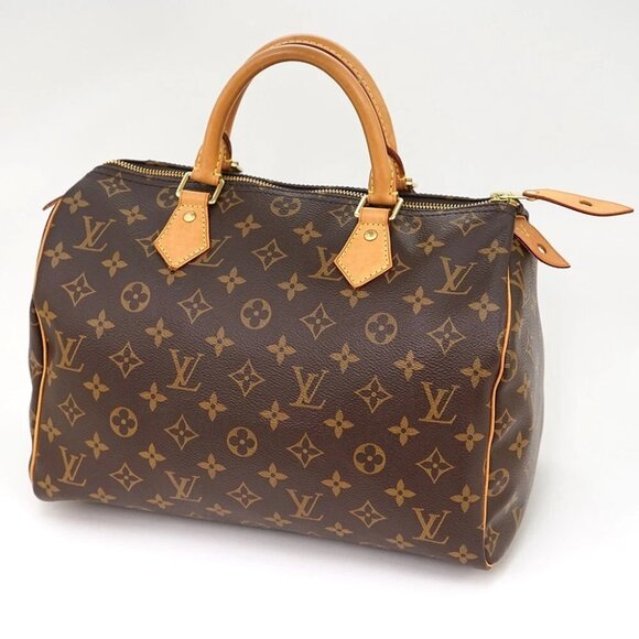 LOUIS VUITTON Speedy 30 Handbag Purse Monogram Canvas M41108 #7472